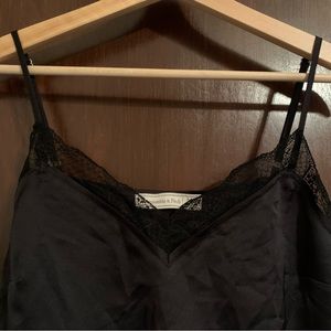 NWOT Abercrombie & Fitch Black Lace Bodysuit Tank